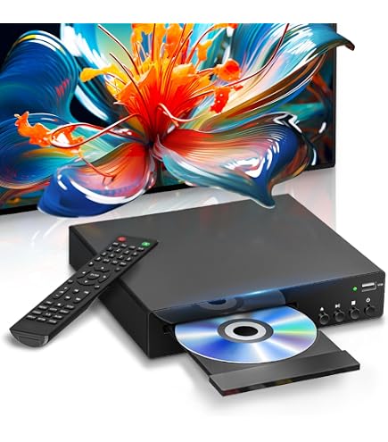 ELECTCOM PRO Region-Free DVD Player for TV with HDMI | Plays